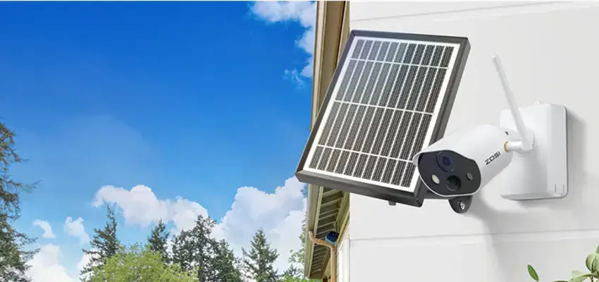 Use Solar Panel to Power Wireless Outdoor Security Cameras