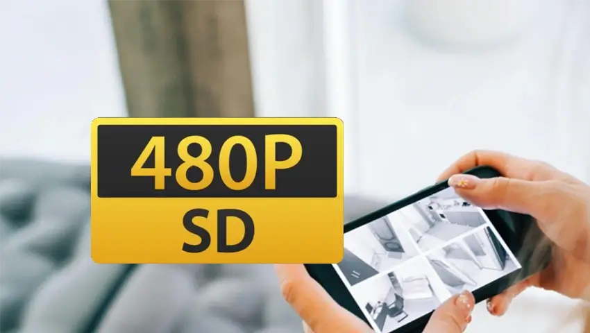 480p SD Resolution