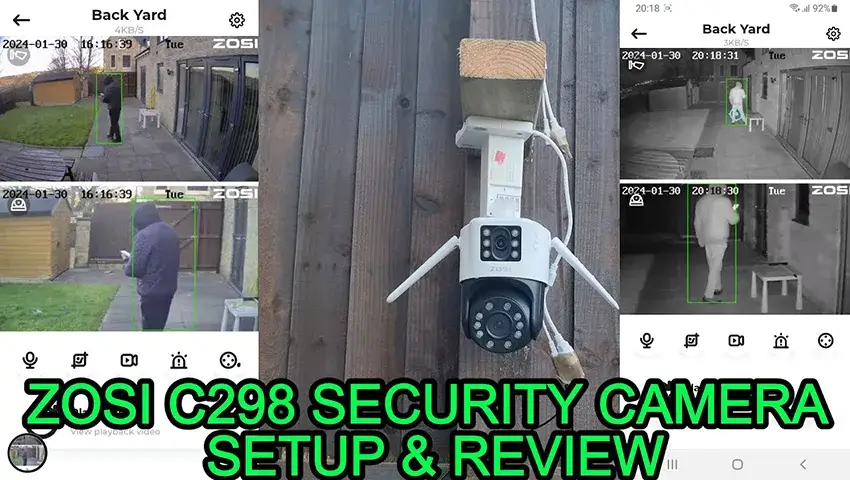1NC-298 Dual Lens PTZ Outdoor Security Camera – Unbox & Review