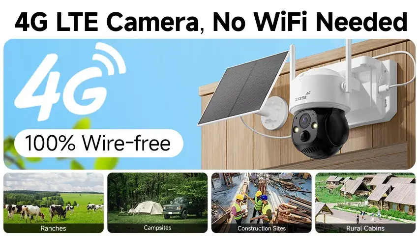 Versatile 4G Cameras: Secure Anywhere, Anytime