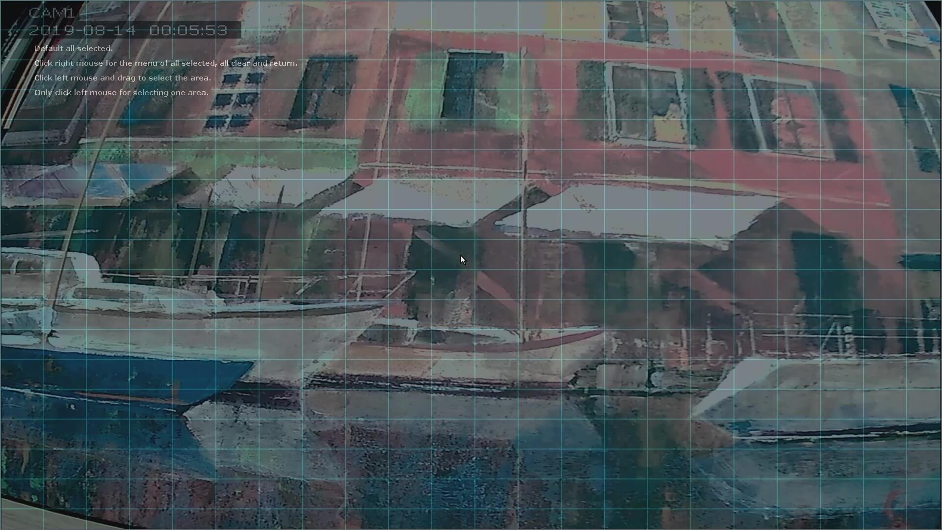 Channel Setup Video Detection Area Edit