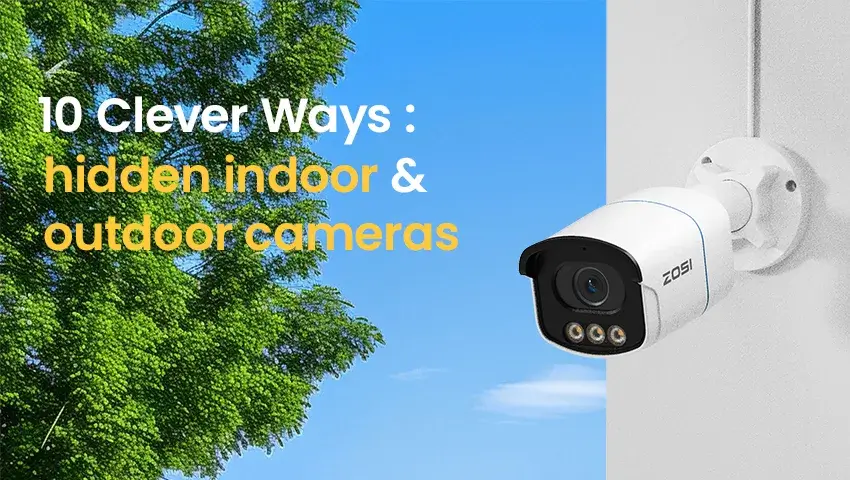 How to Hide Security Cameras Indoors & Outdoors