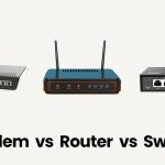 modem vs router vs switch