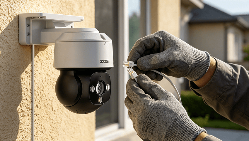 home surveillance wiring