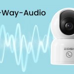 two-way audio security camera
