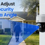 how to adjust security camera angle
