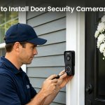 how to install a door security camera