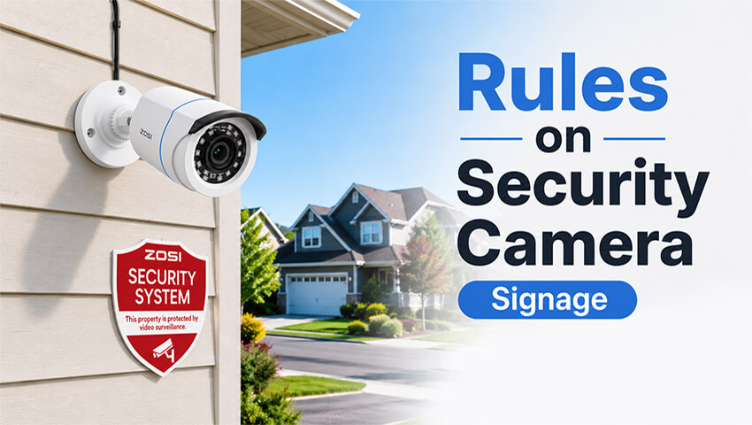 security camera signage rules