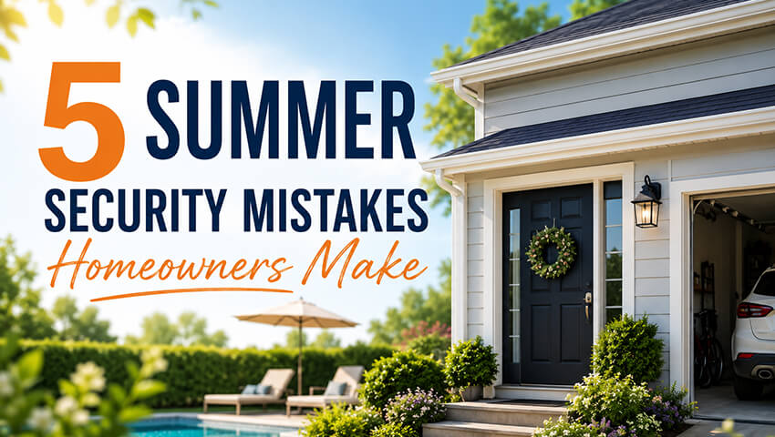 summer home security mistakes