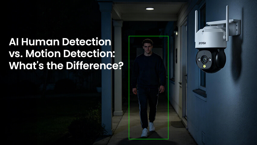 AI human detection vs motion detection