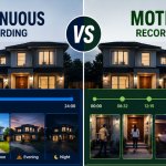 continuous vs motion detection recording