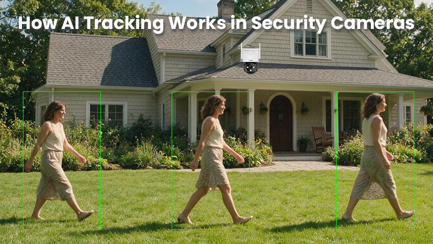 AI tracking security camera
